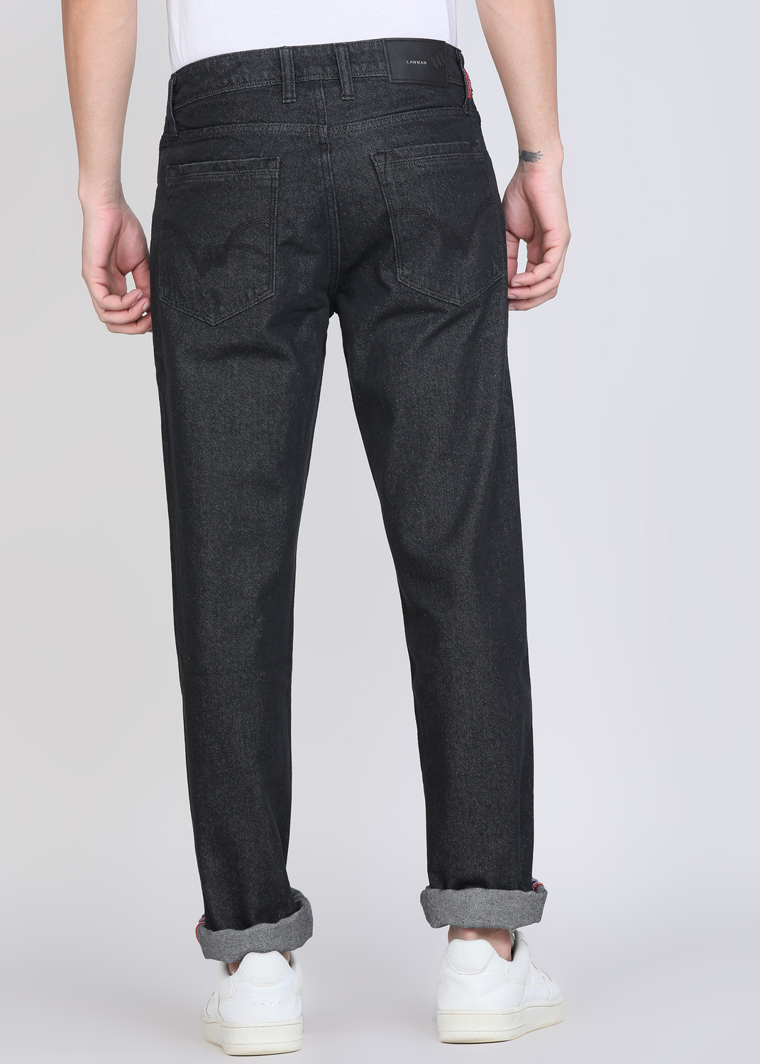 Image of LAWMAN Slim Men Black Jeans