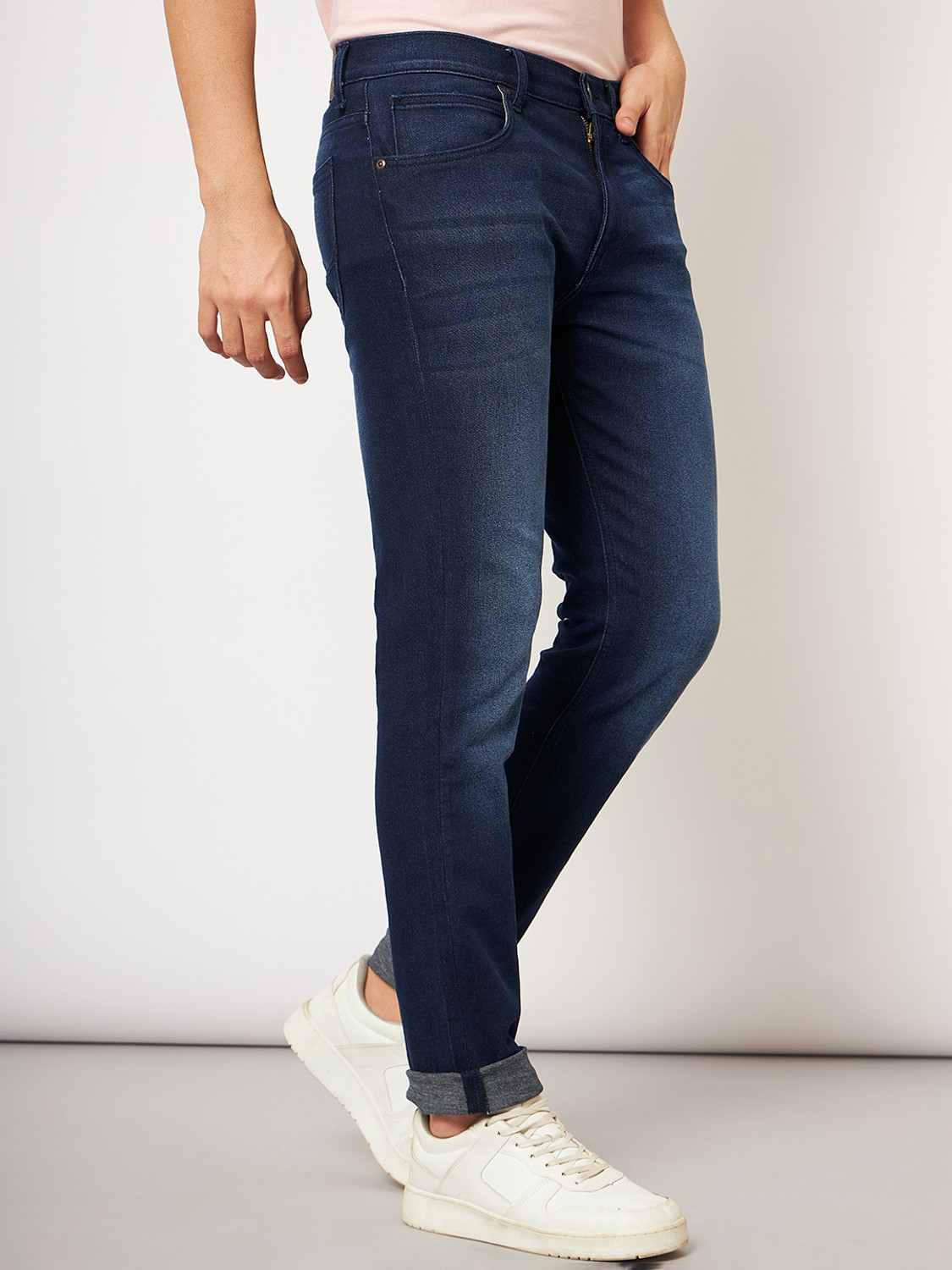 Image of LEE Slim Men Dark Blue Jeans