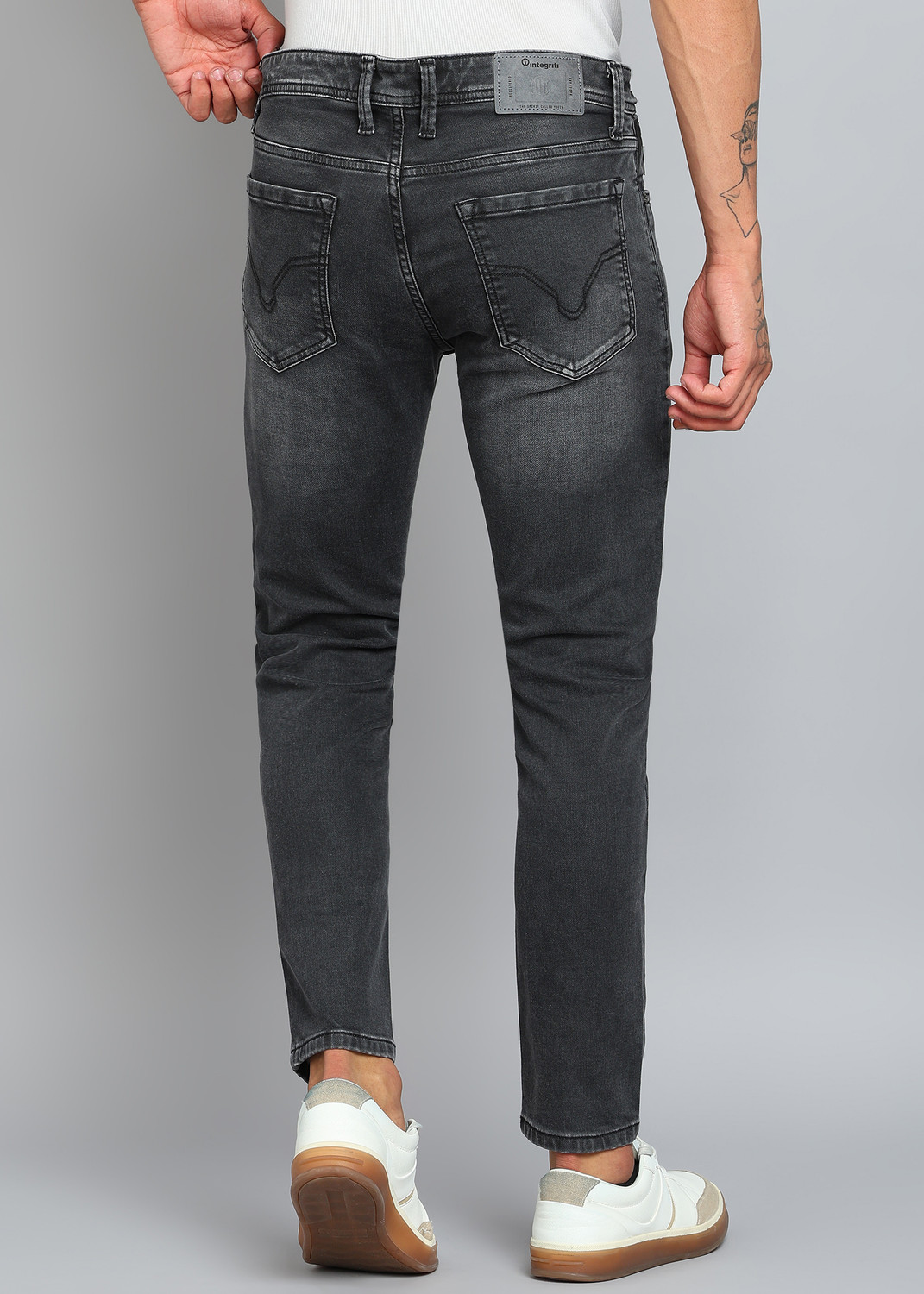 Image of INTEGRITI Slim Men Black Jeans