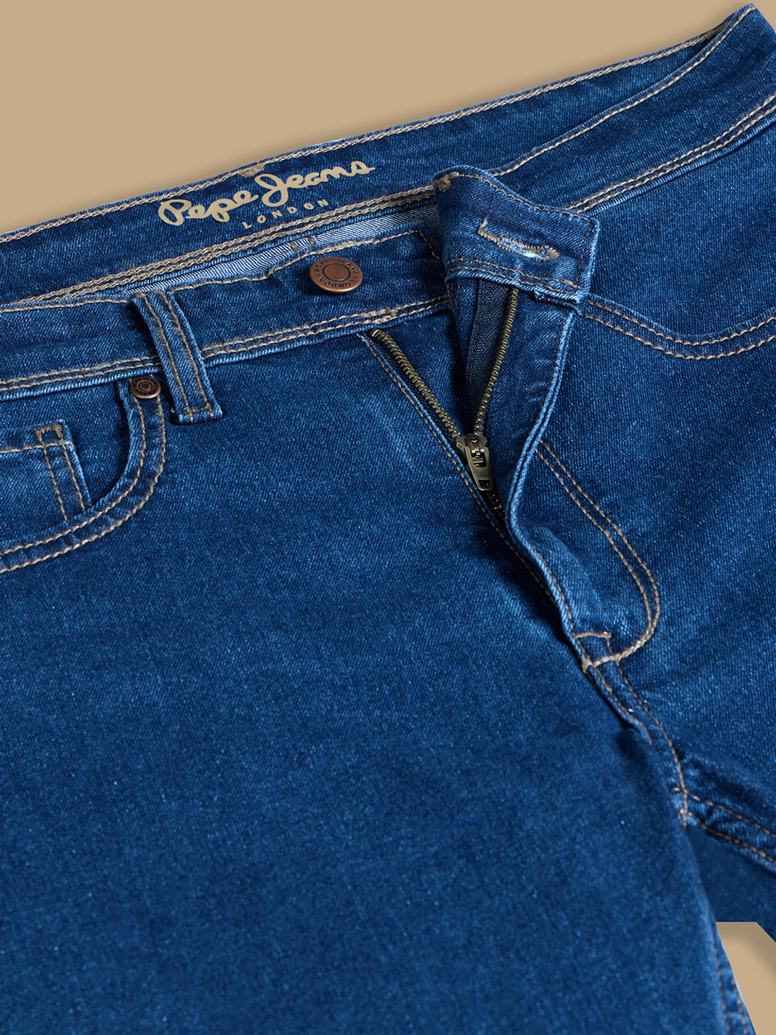 Image of Pepe Jeans Boot-Leg Men Dark Blue Jeans