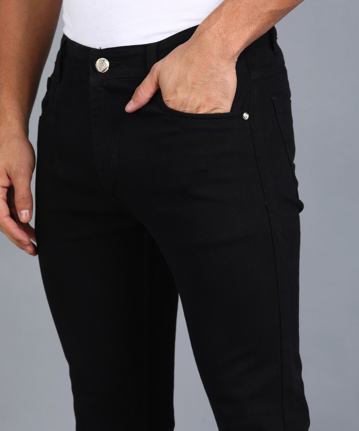 Image of MAVI Fashion Slim Men Black Jeans
