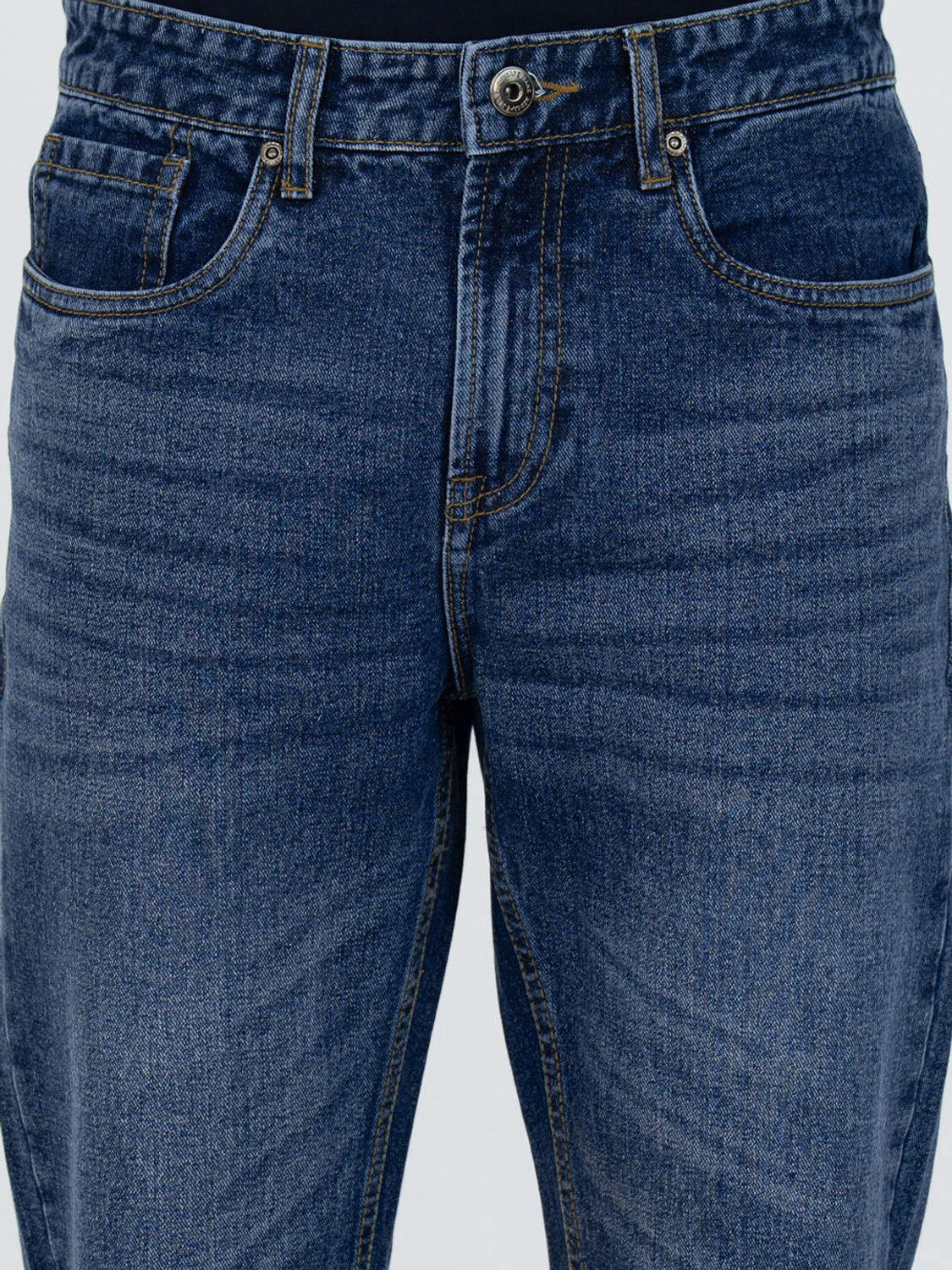 Image of RED TAPE Straight Fit Men Blue Jeans