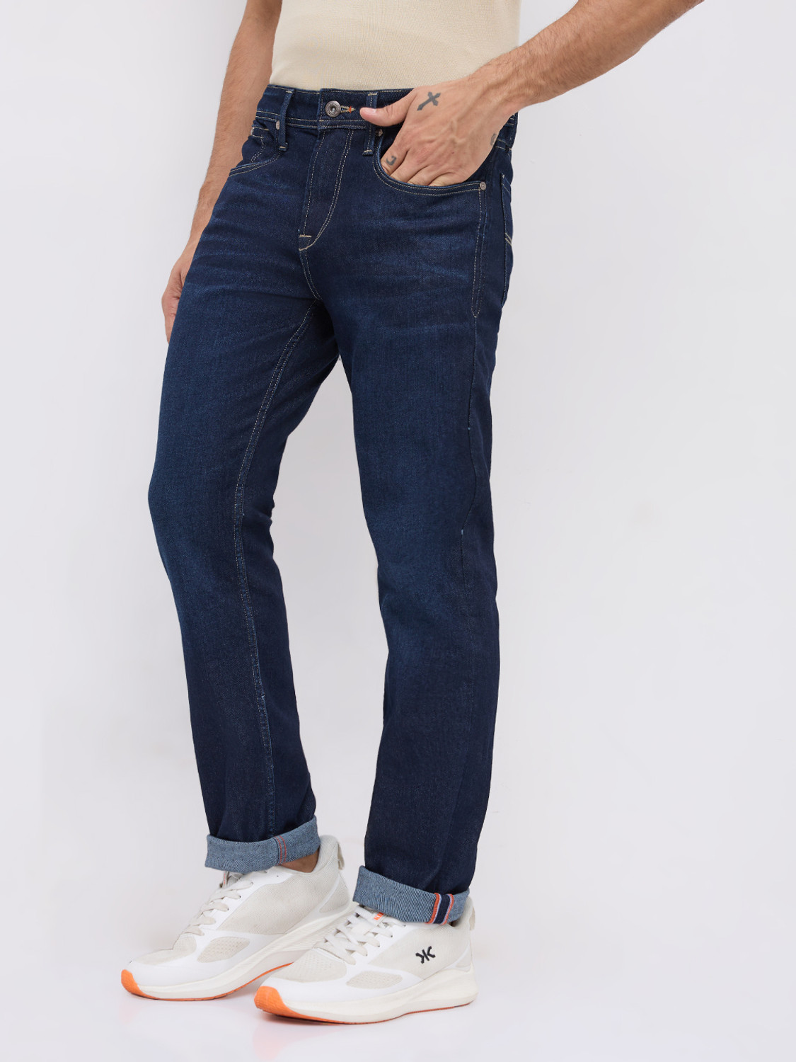 Image of KILLER Slim Men Dark Blue Jeans