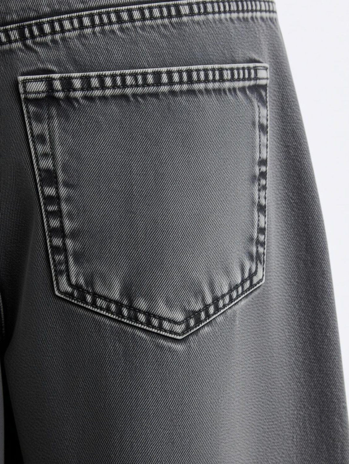 Image of SOUTHEE Loose Fit Men Grey Jeans