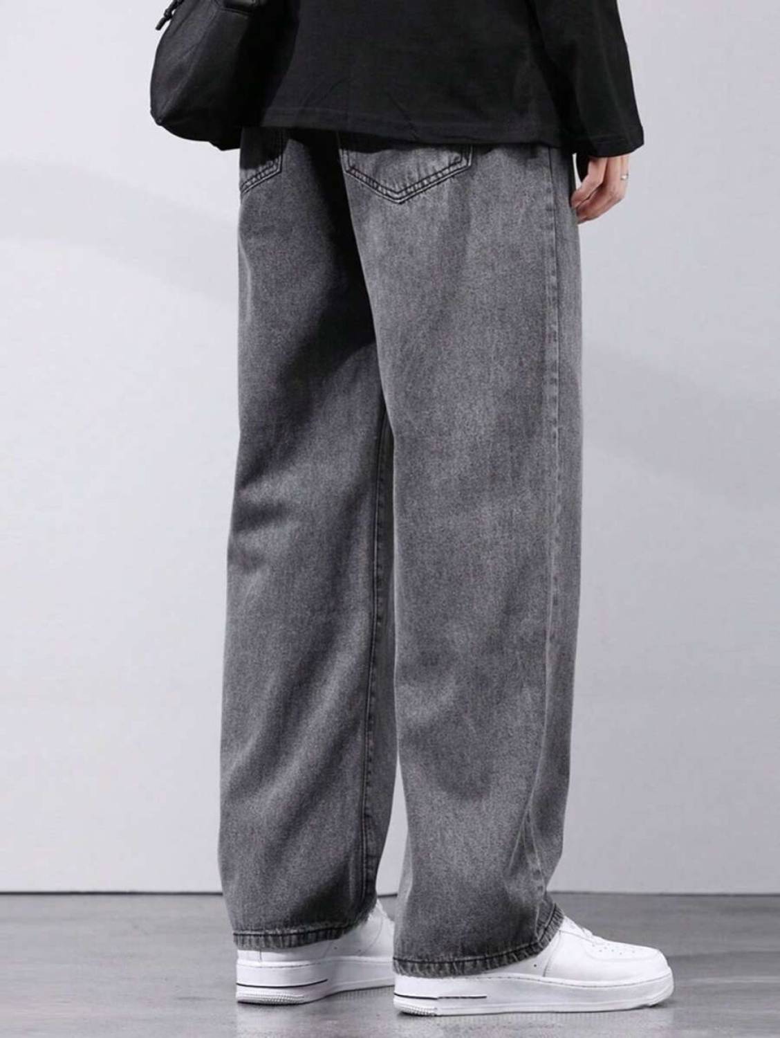 JEANJACK Straight Fit Men Grey Jeans - Image 2