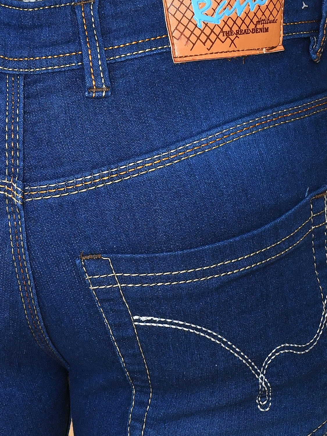 Image of RASSO Slim Men Blue Jeans