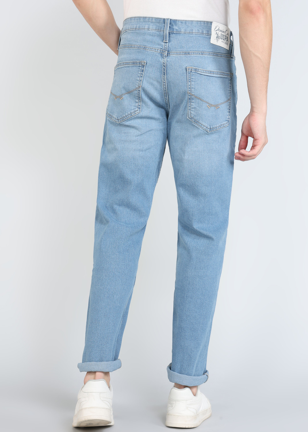 Image of U.S. Polo Assn. Denim Co. Straight Fit Men Blue Jeans