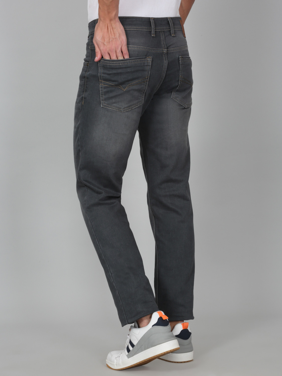 Image of CANTABIL Slim Men Grey Jeans