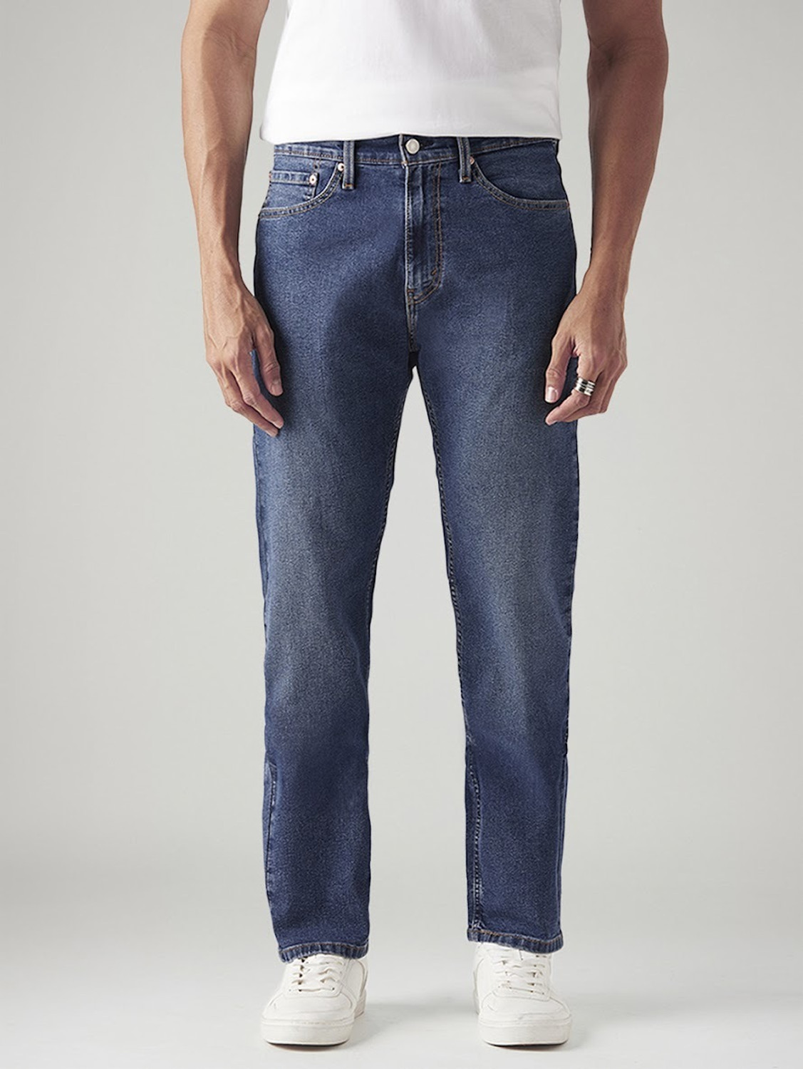 Image of LEVI'S Straight Fit Men Blue Jeans