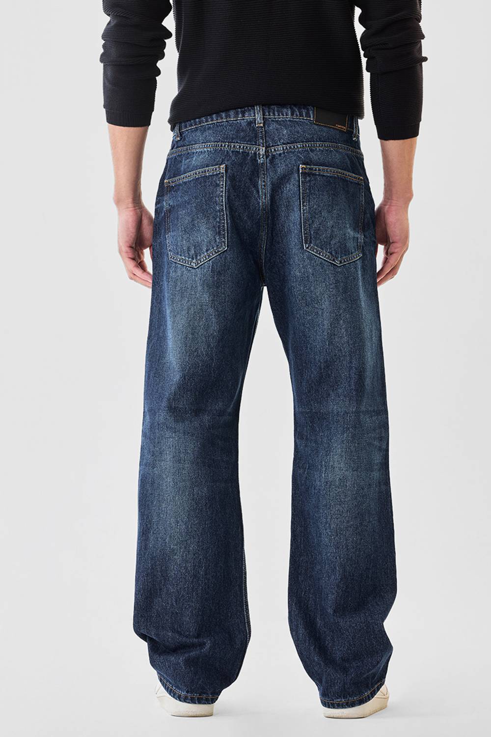 Snitch Straight Fit Men Dark Blue Jeans - Image 2