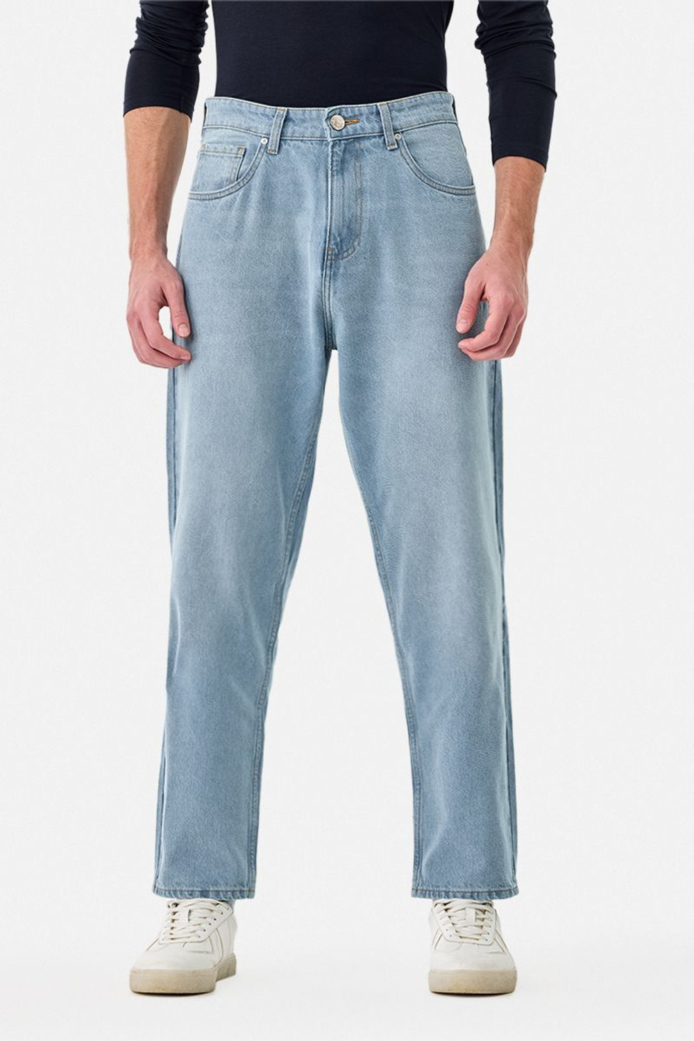 Image of Snitch Loose Fit Men Light Blue Jeans