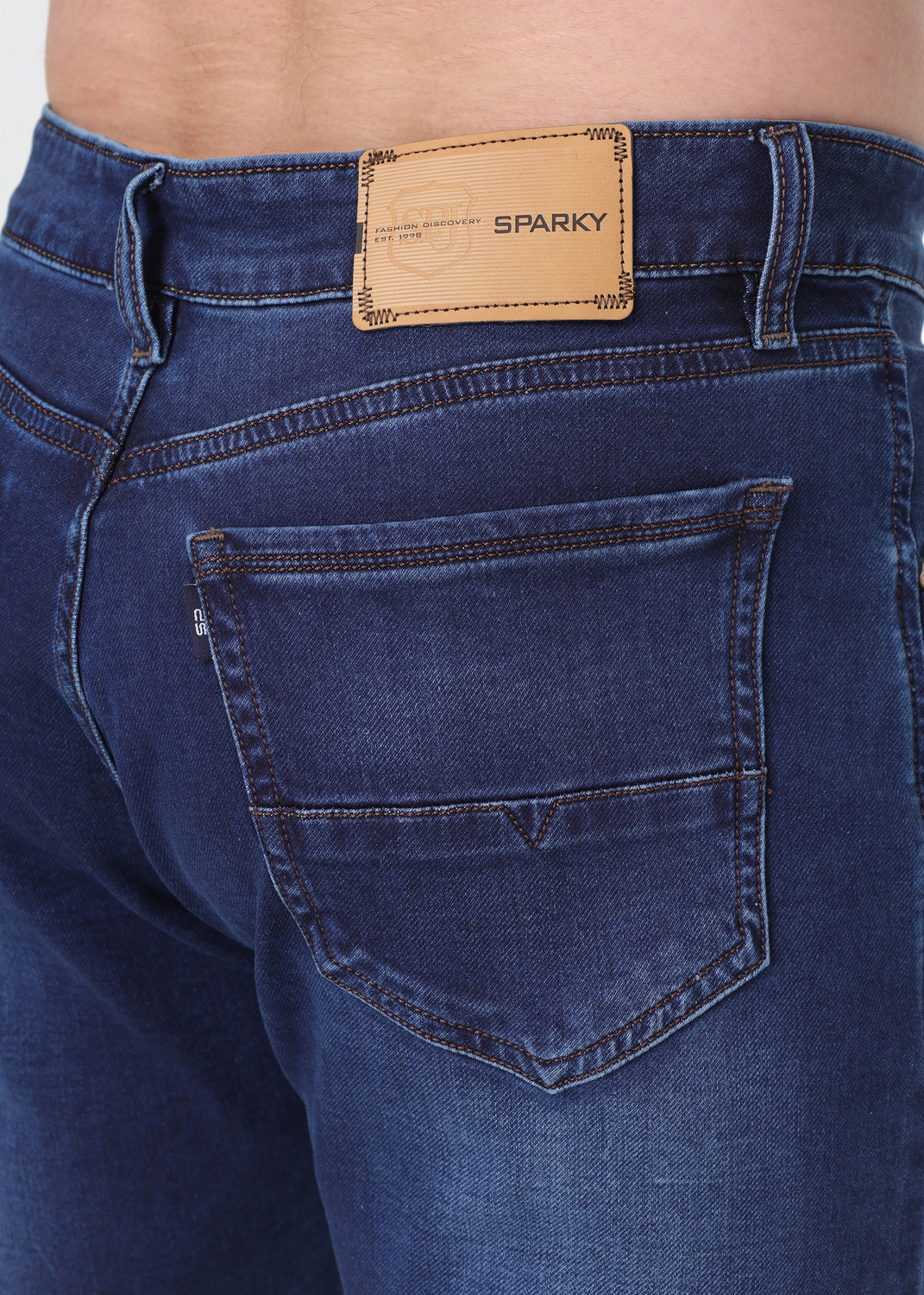Image of SPARKY Slim Men Blue Jeans