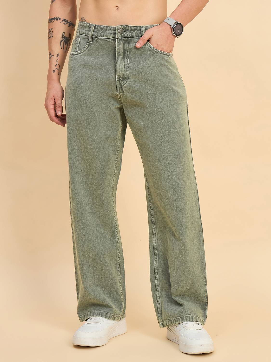 STUDIO NEXX Loose Fit Men Dark Blue Jeans