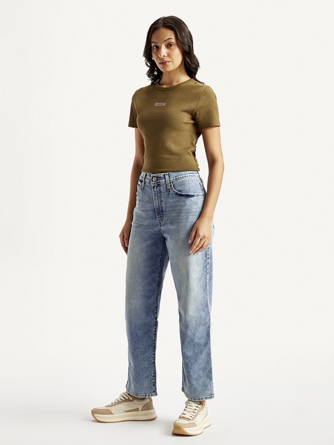 Image of LEVI'S Flared Women Blue Jeans