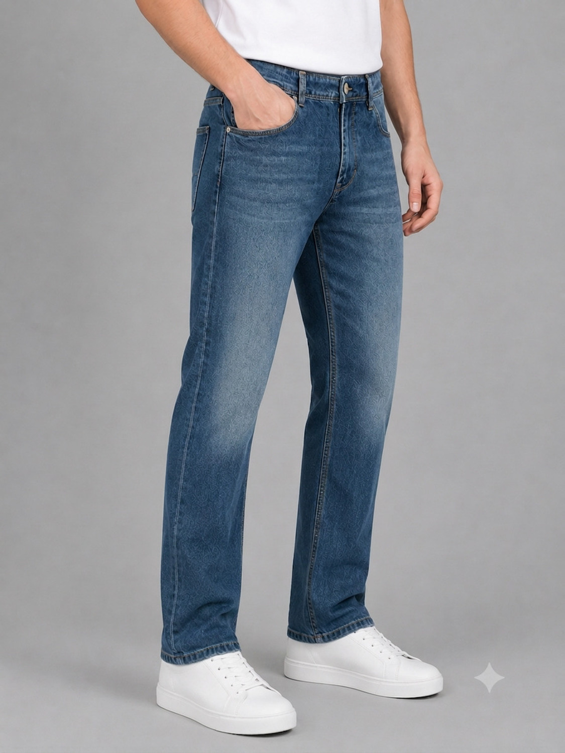 Image of NUMERO UNO Regular Men Blue Jeans