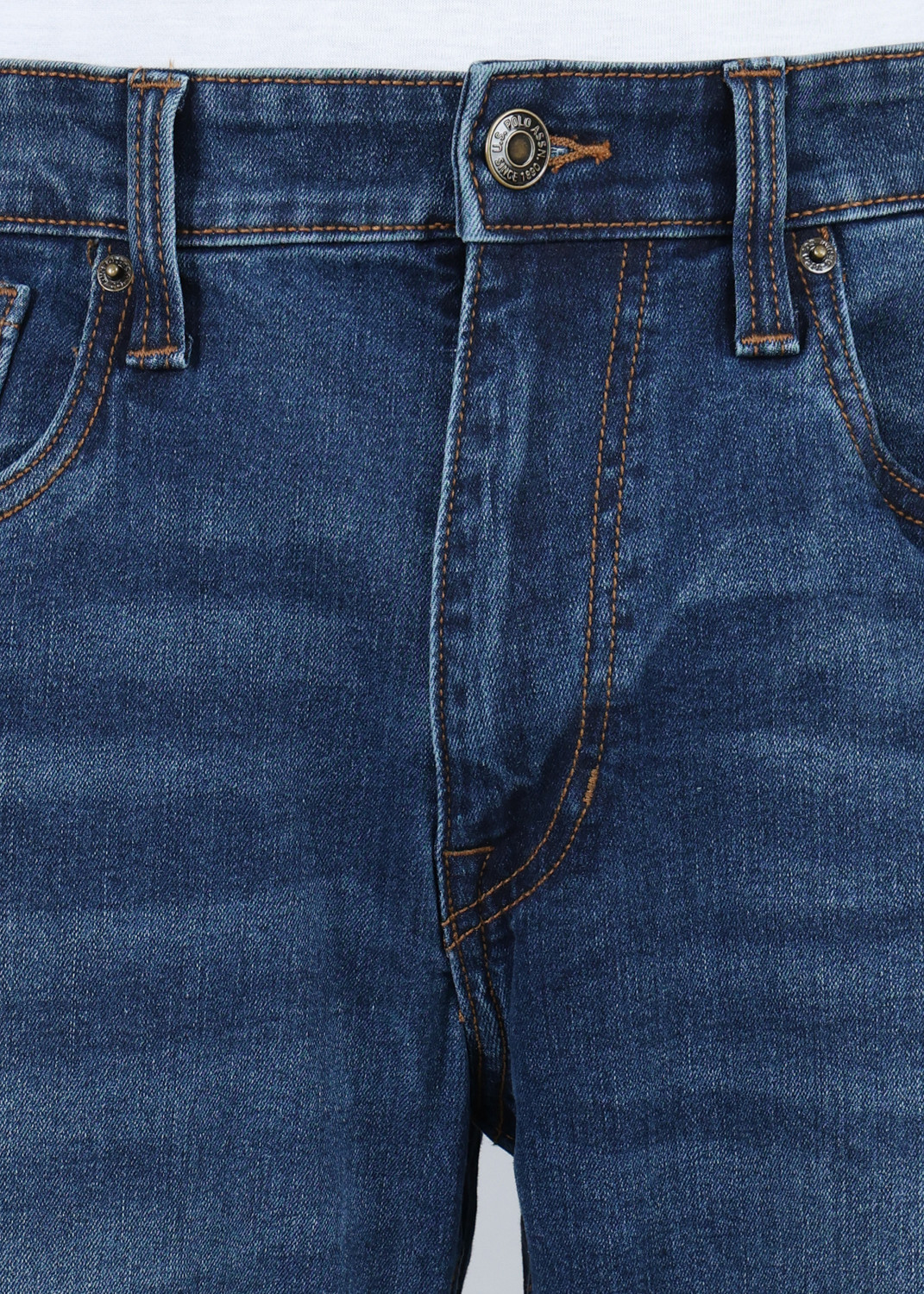 Image of U.S. Polo Assn. Denim Co. Boot-Leg Men Blue Jeans