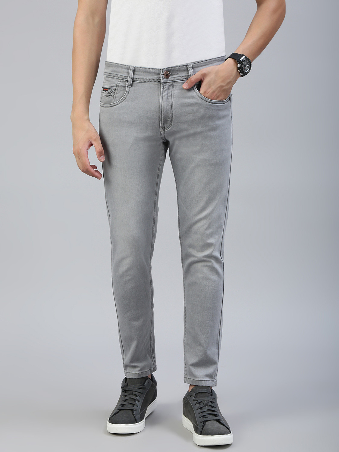 Image of Classic Polo Slim Men Grey Jeans