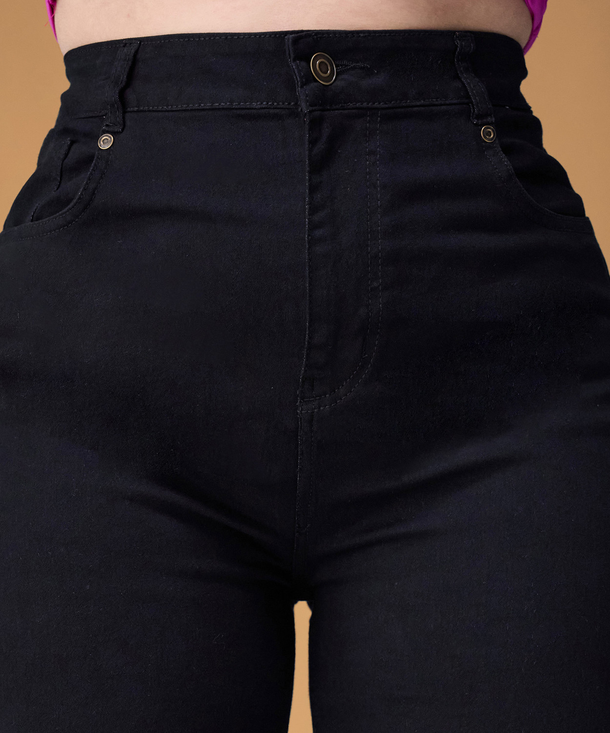 Image of Miss Chase Flared Women Black Jeans