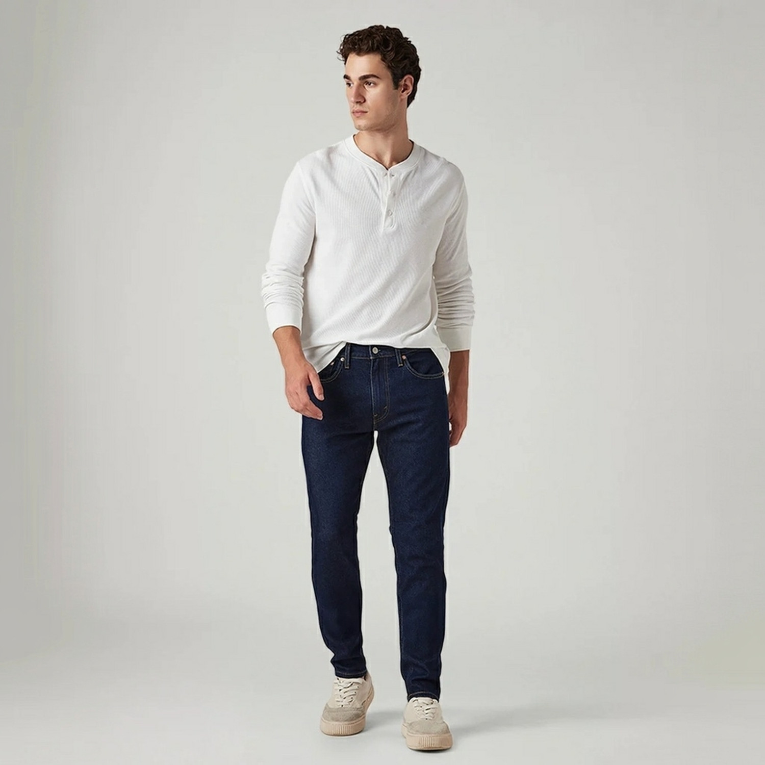 Image of LEVI'S Tapered Fit Men Blue Jeans