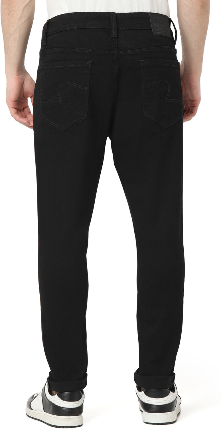 Image of Spykar Slim Men Black Jeans