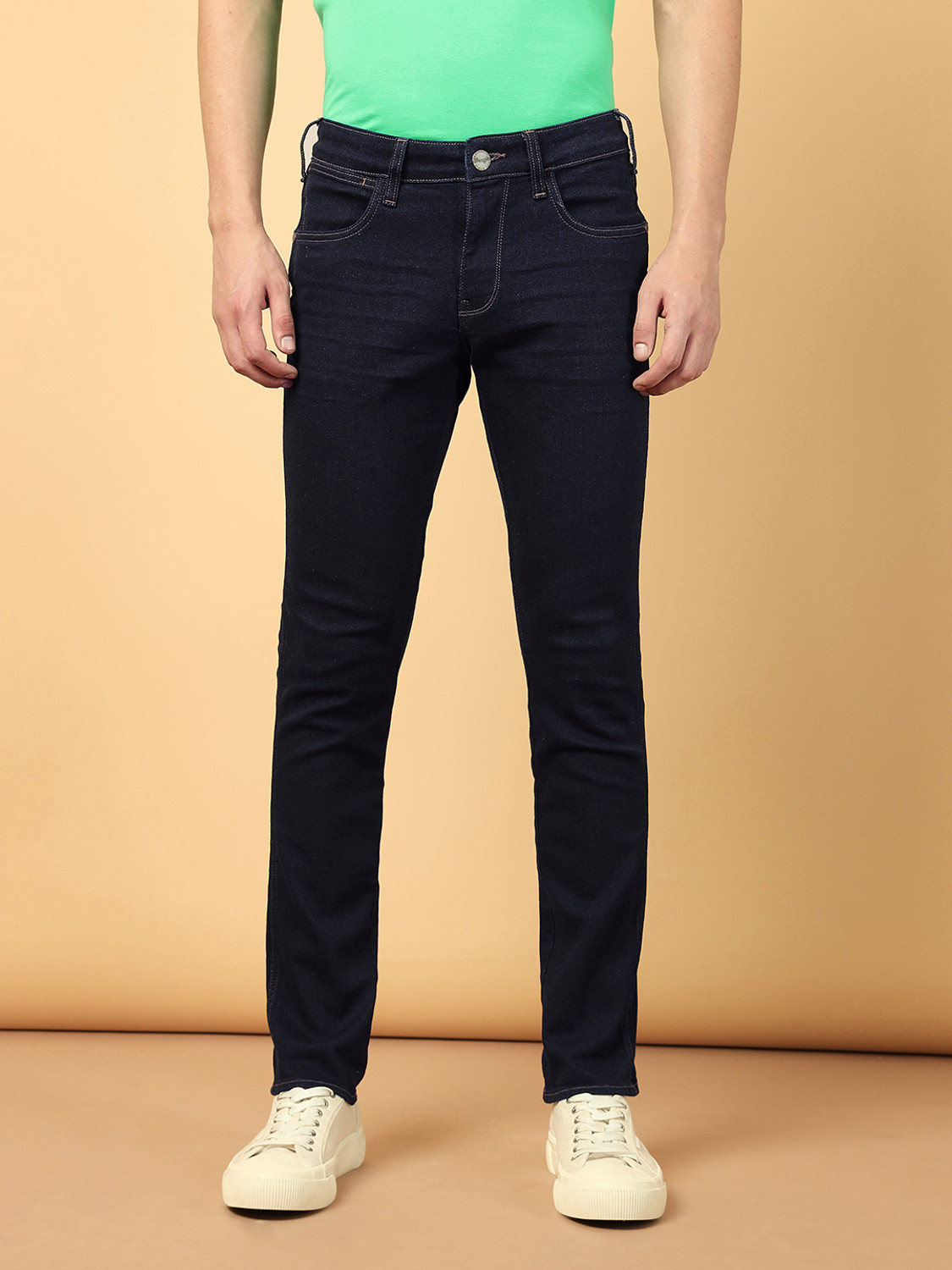 Image of Wrangler Slim Men Black Jeans