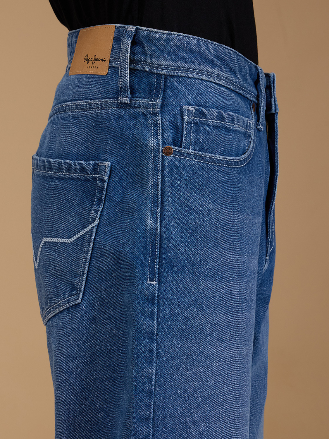 Image of Pepe Jeans Relaxed Fit Men Blue Jeans
