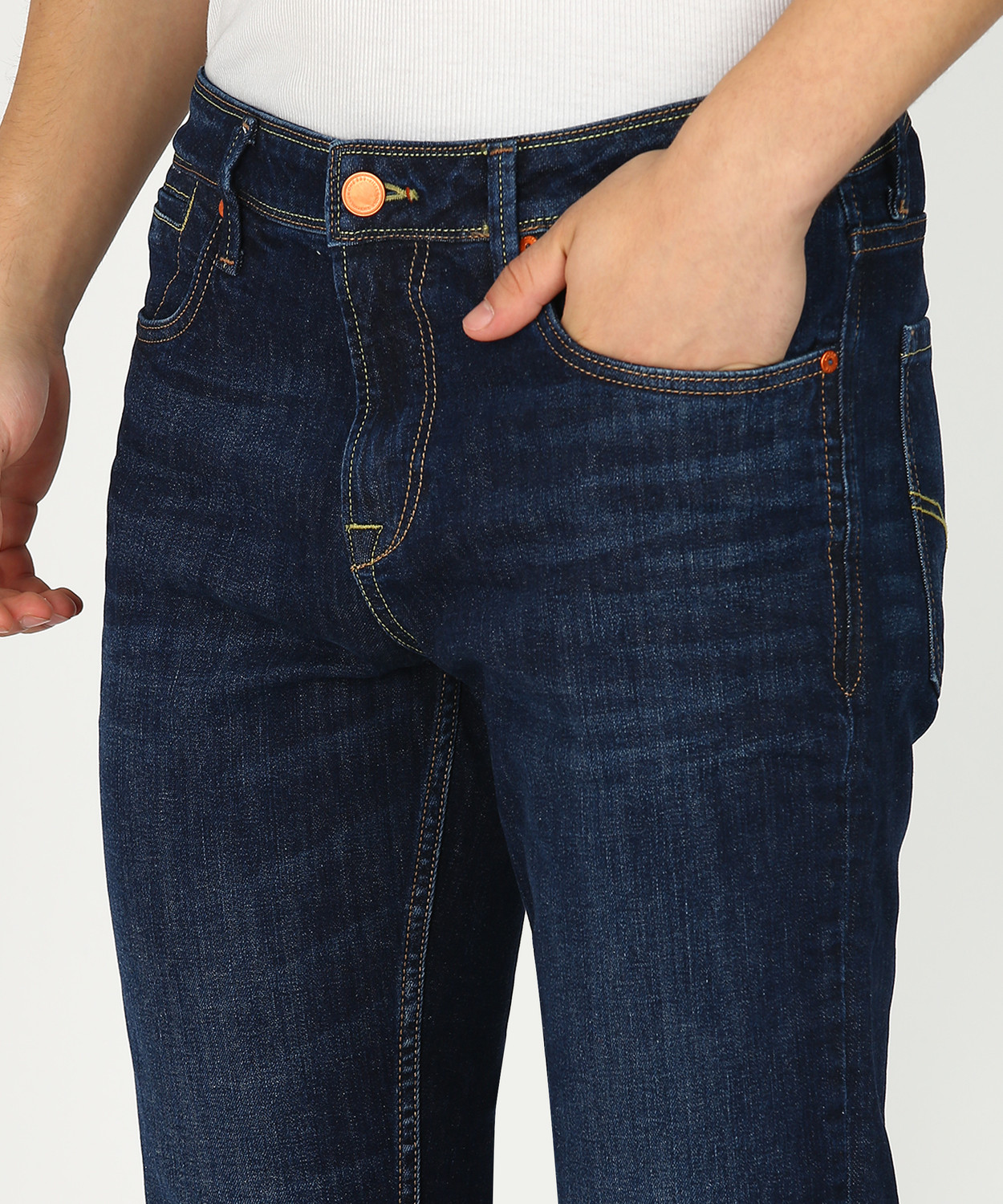 Image of KILLER Slim Men Dark Blue Jeans