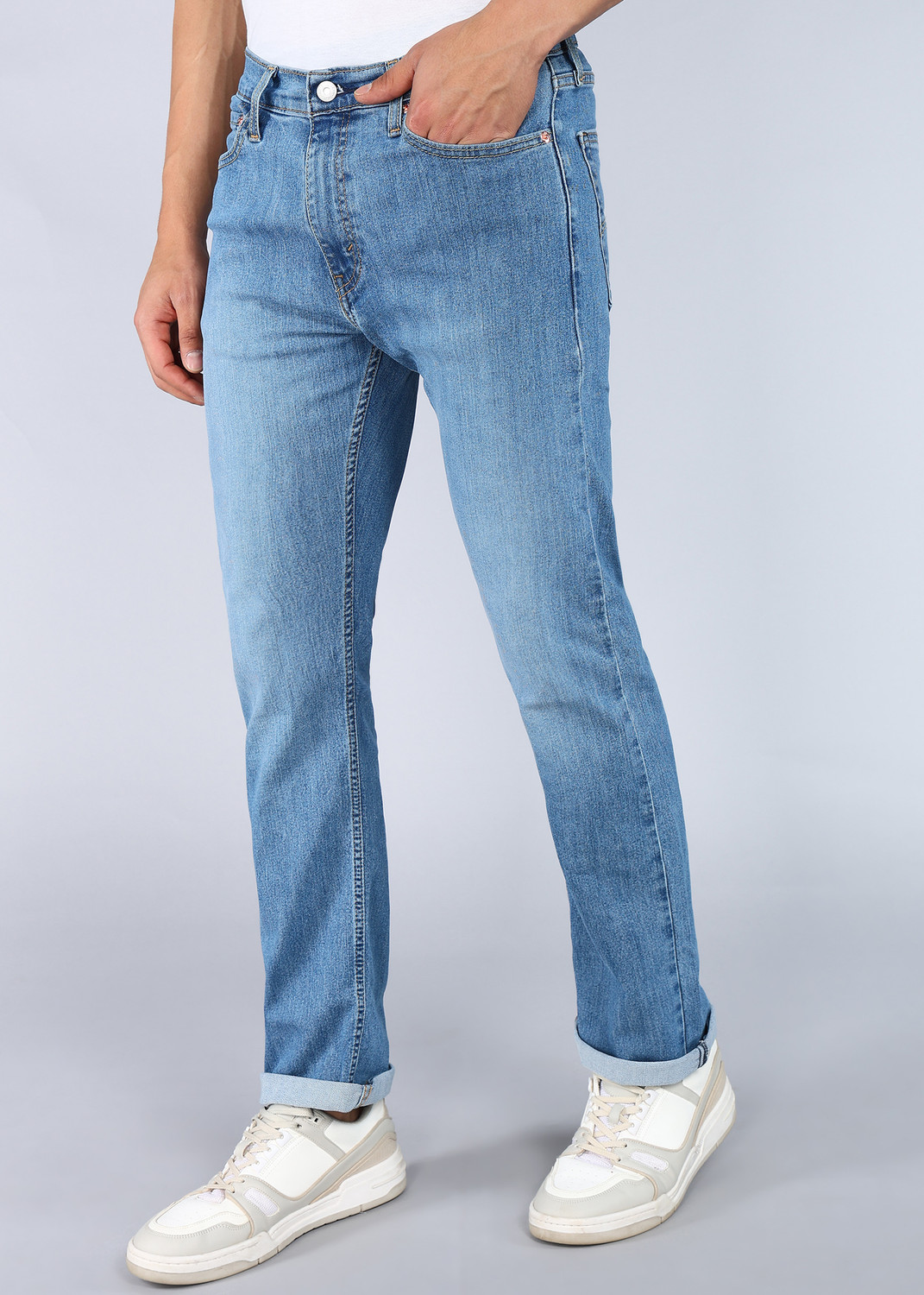 Image of LEVI'S Straight Fit Men Blue Jeans