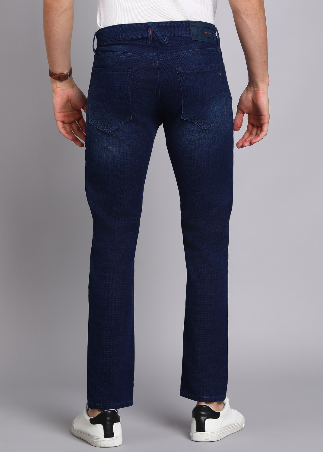 Image of KILLER Slim Men Dark Blue Jeans