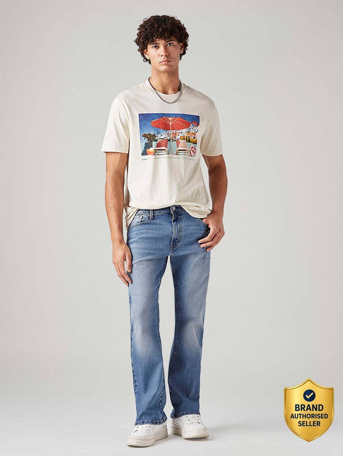 LEVI'S Boot-Leg Men Light Blue Jeans - Image 1