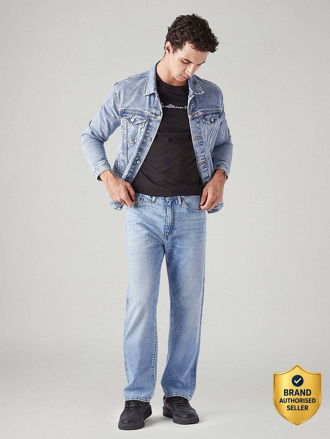 Image of LEVI'S Straight Fit Men Light Blue Jeans