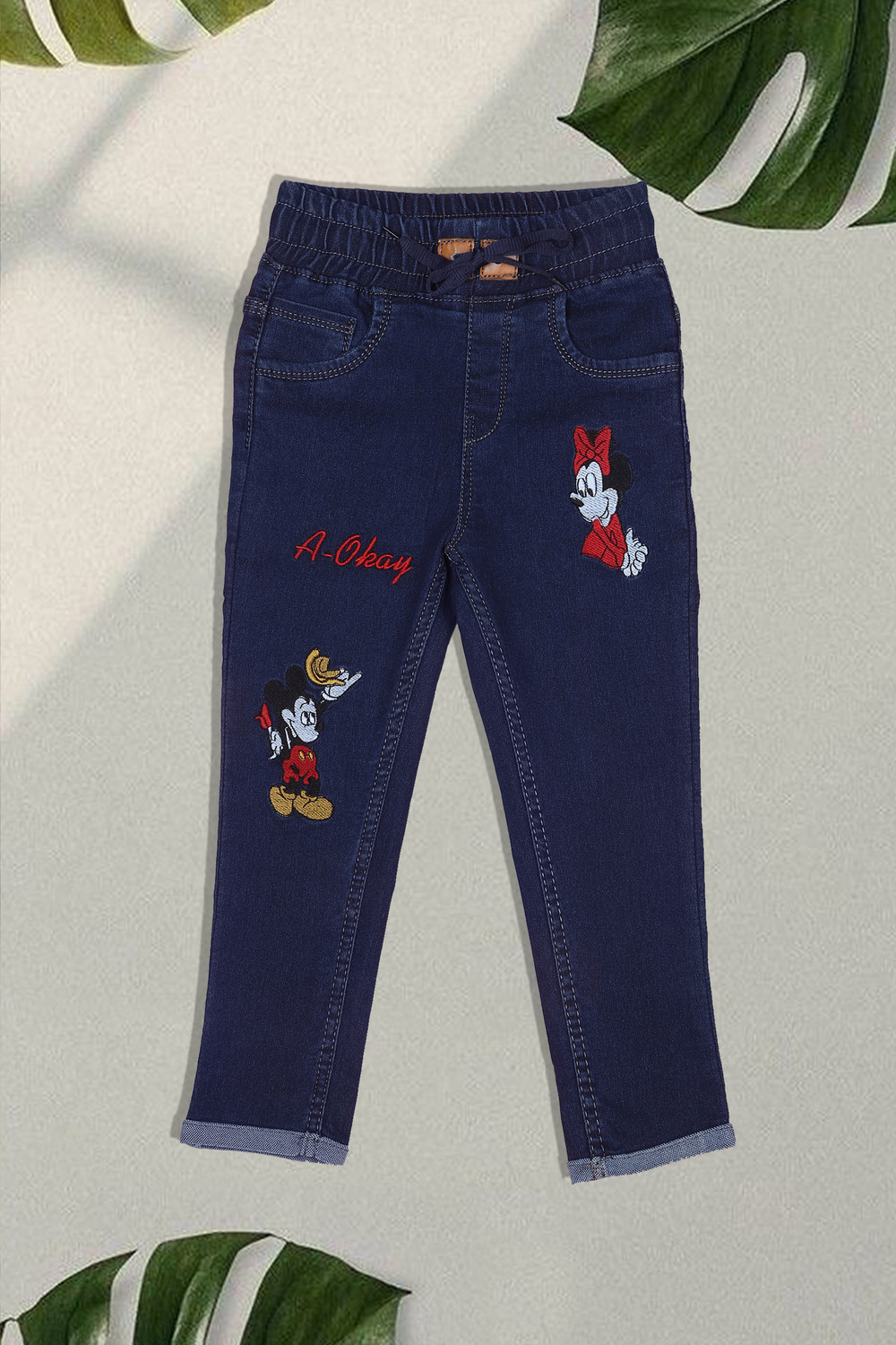 Image of F2M Slim Girls Blue Jeans