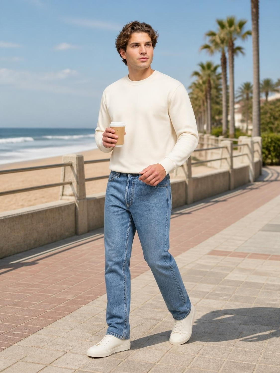 Image of LEVI'S Men Loose Fit Mid Rise Blue Jeans