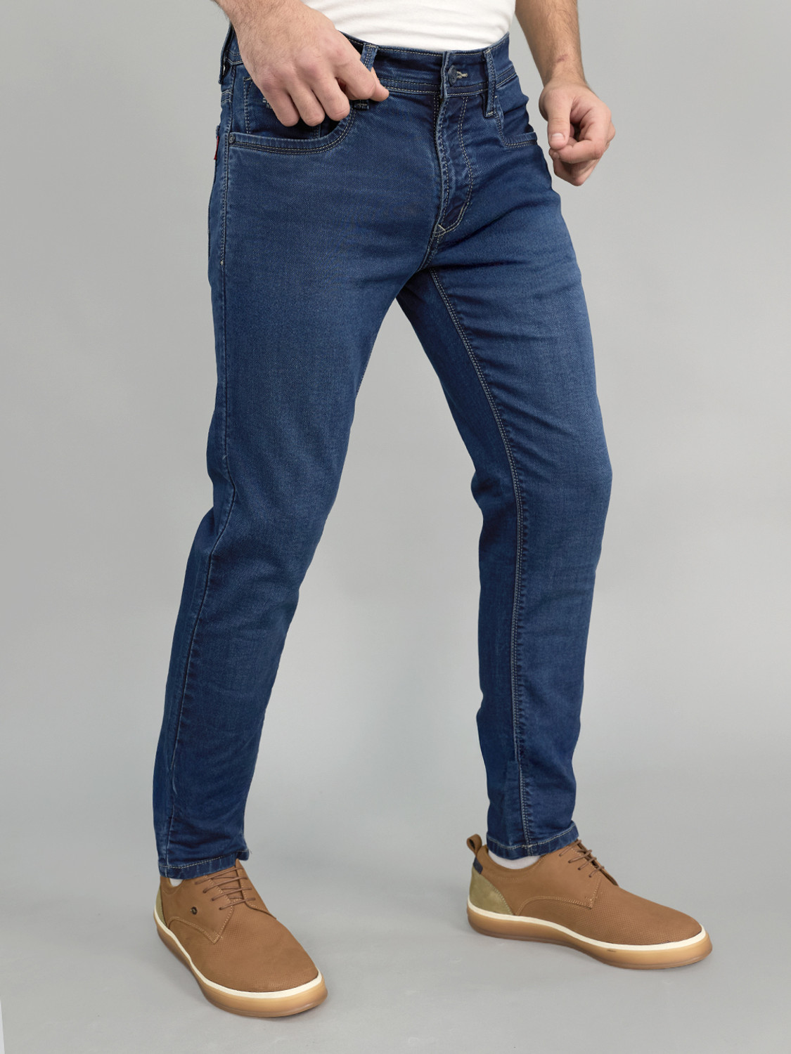 Image of MONTE CARLO Skinny Men Blue Jeans