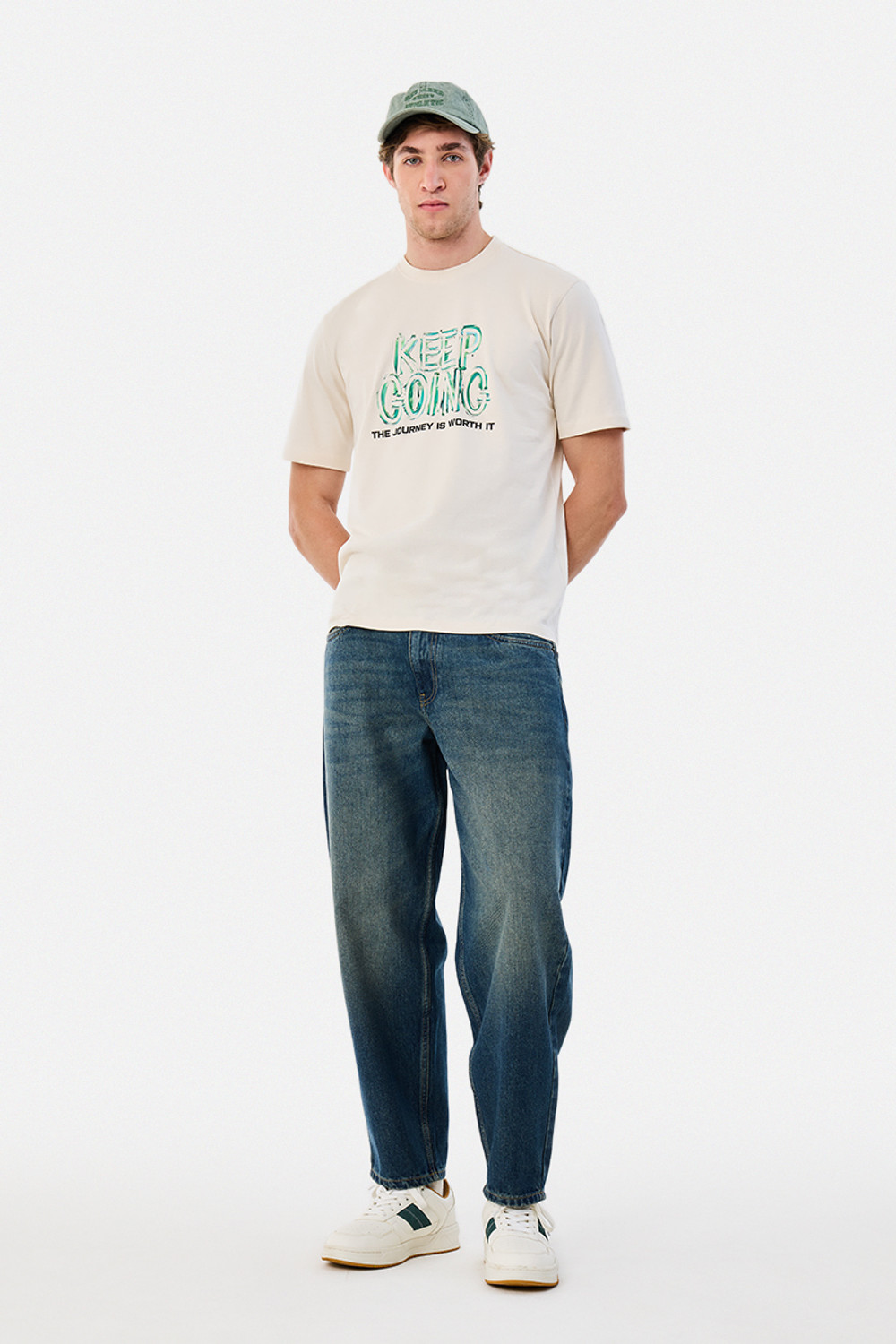 Image of Snitch Relaxed Fit Men Blue Jeans