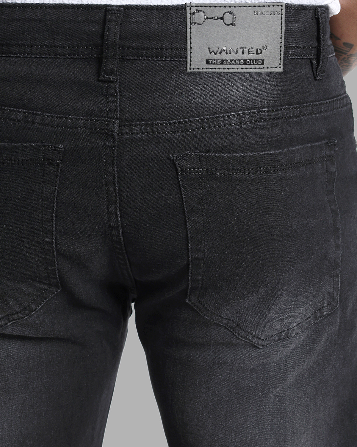 Image of METRONAUT Straight Fit Men Black Jeans