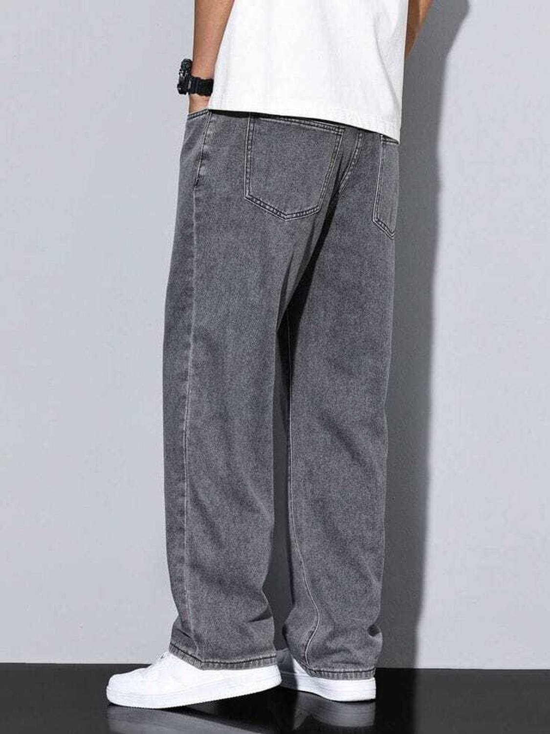 CABRRR Loose Fit Men Grey Jeans Pack of 4