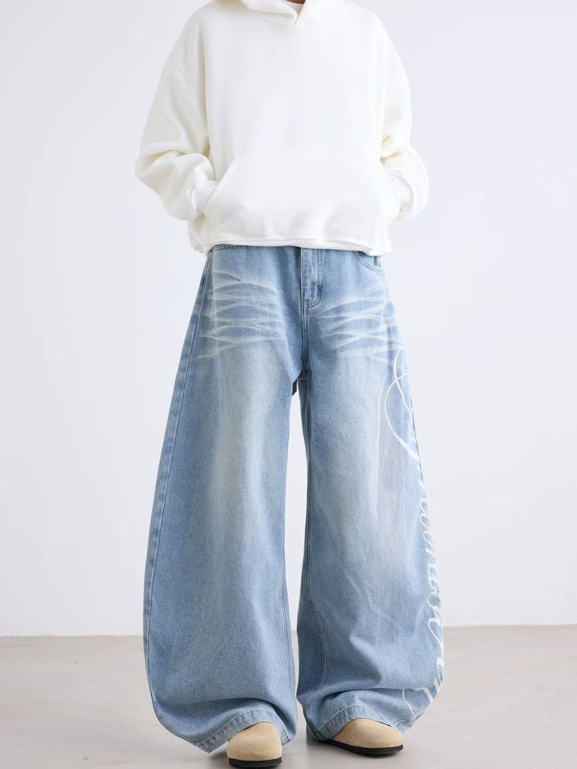 Suo Flared Men Blue Jeans