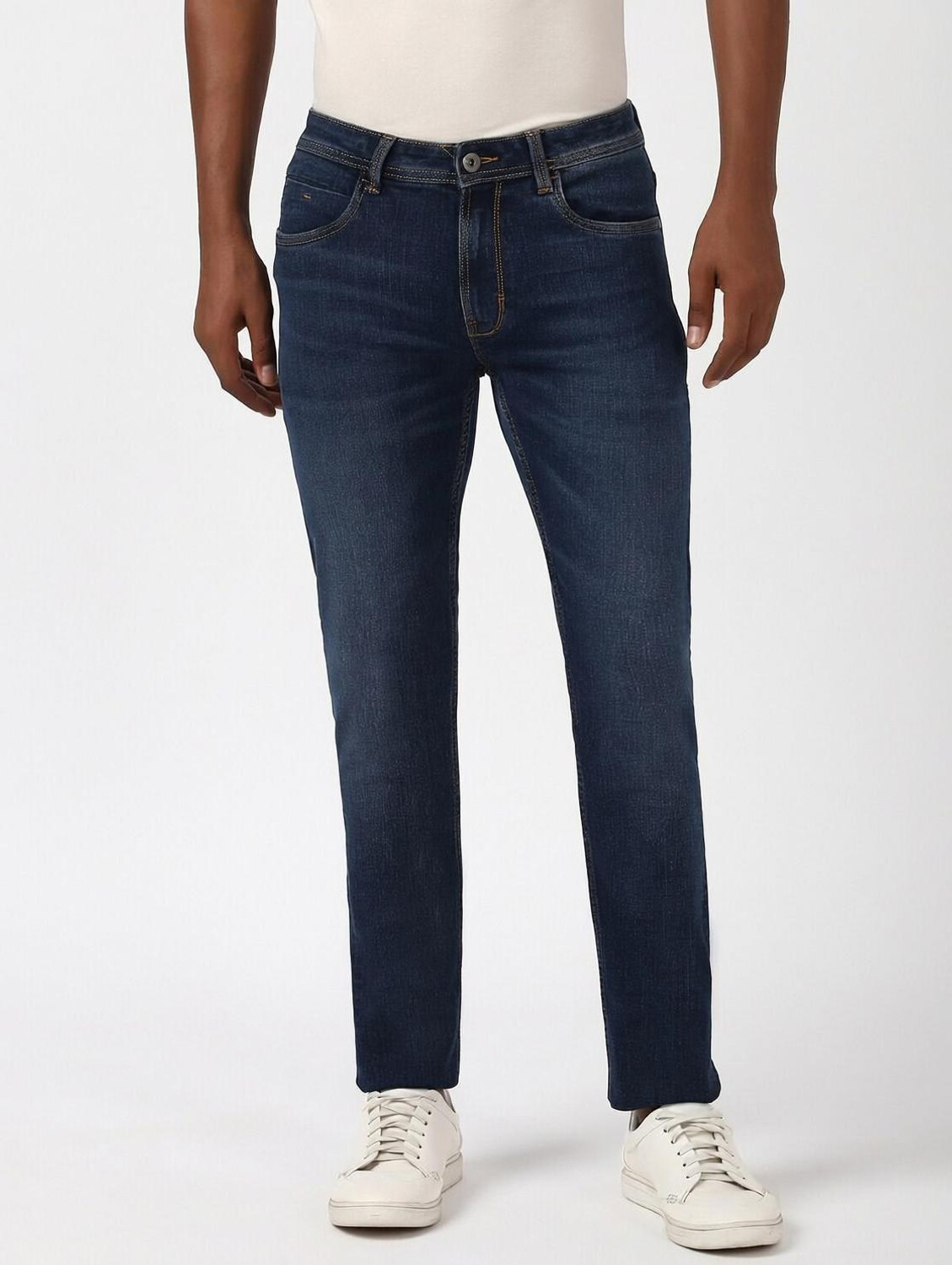 Image of PETER ENGLAND Slim Men Blue Jeans