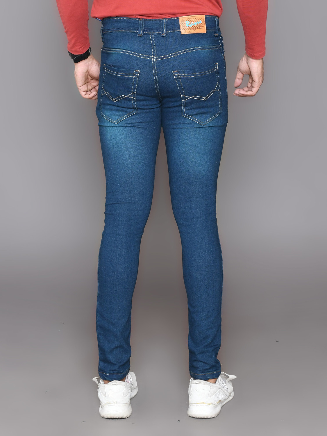 Image of RASSO Slim Men Blue Jeans