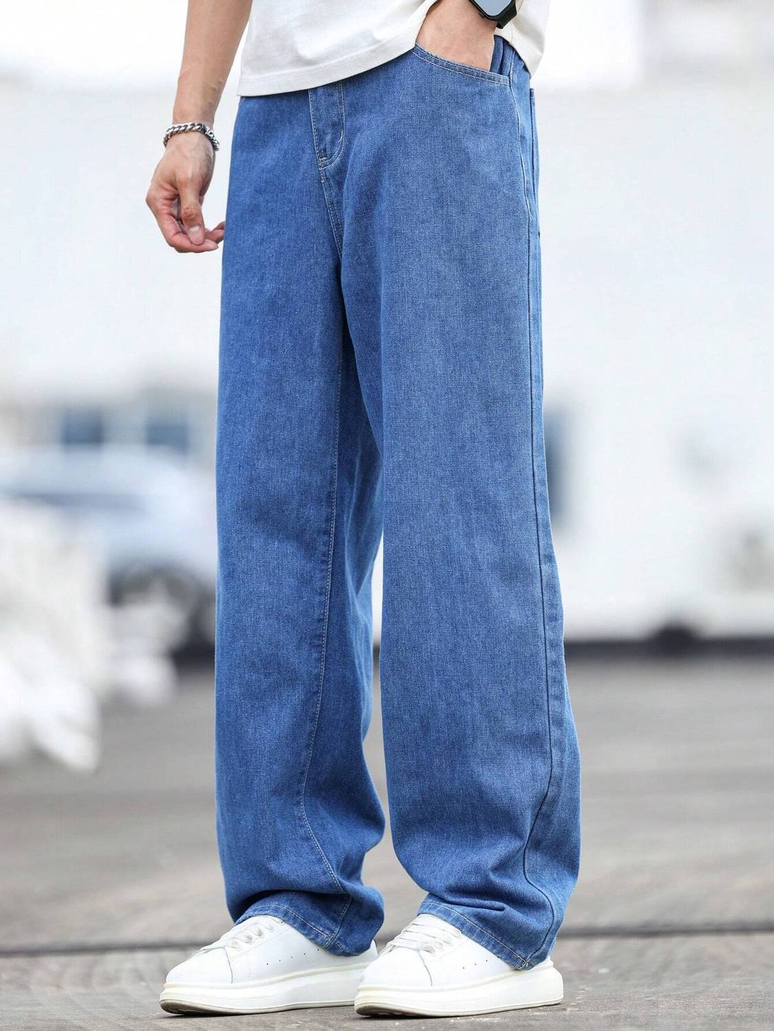 KOTTY Straight Fit Men Blue Jeans