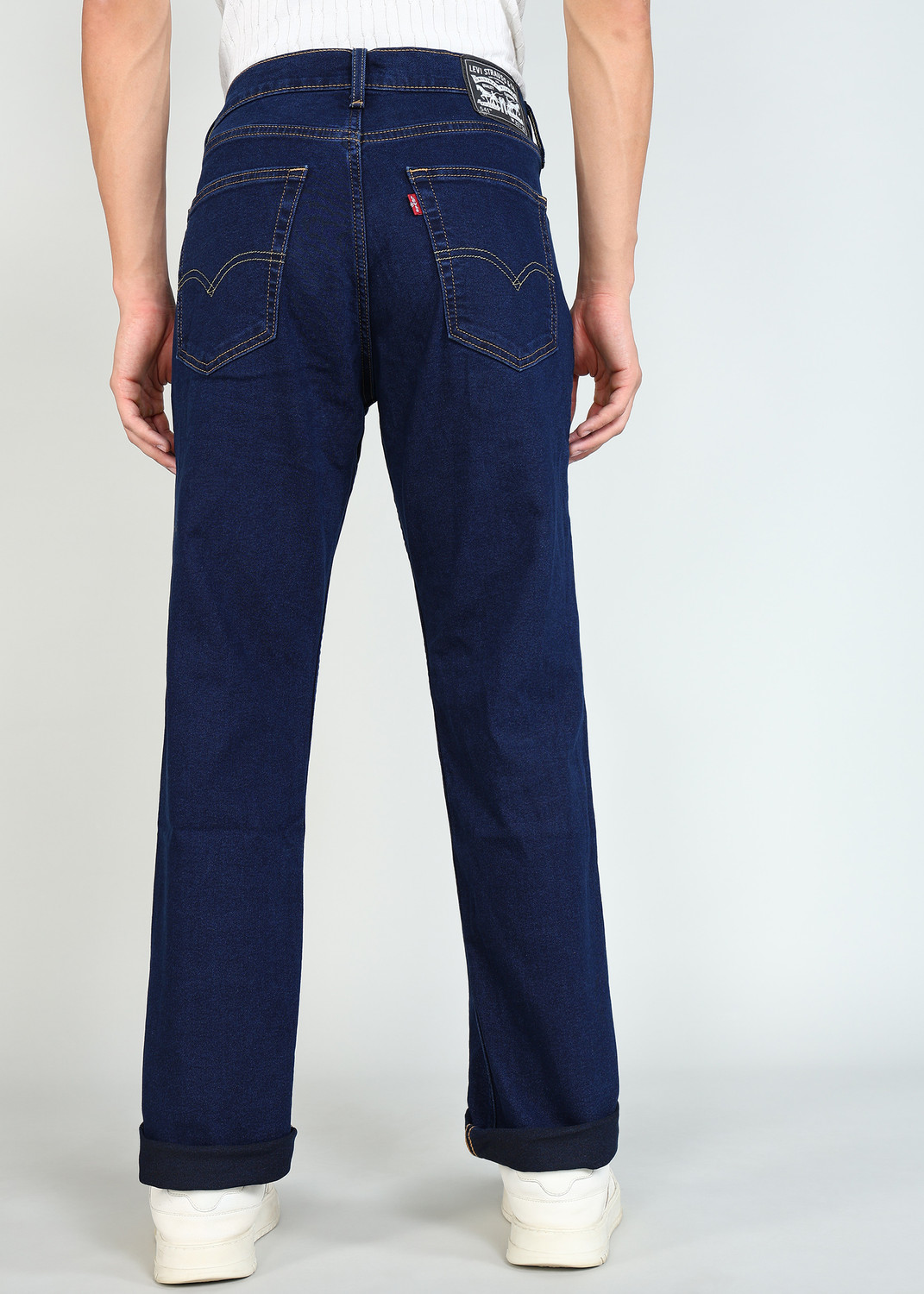 Image of LEVI'S Tapered Fit Men Dark Blue Jeans