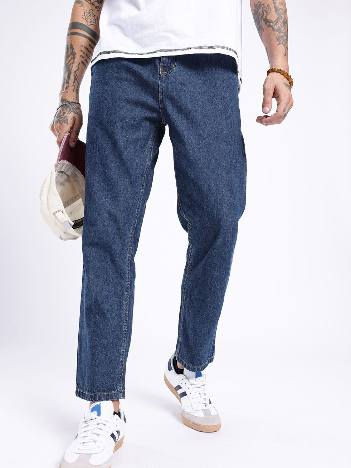 Image of Glitchez Regular Men Blue Jeans