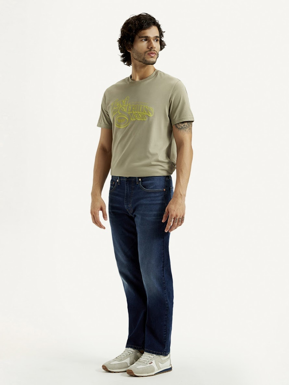 Image of LEVI'S Straight Fit Men Blue Jeans