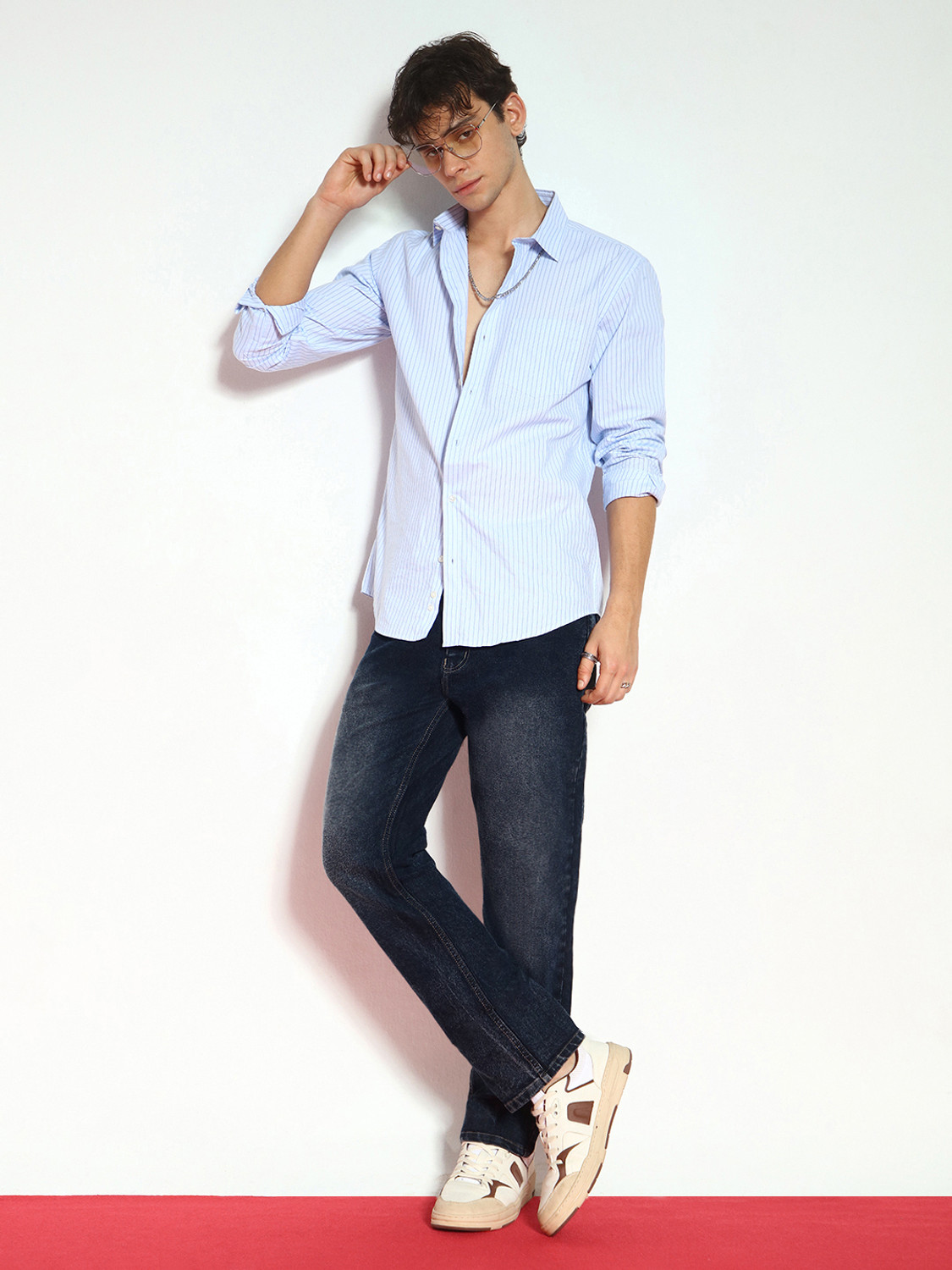 Image of Urbano Fashion Straight Fit Men Dark Grey Jeans