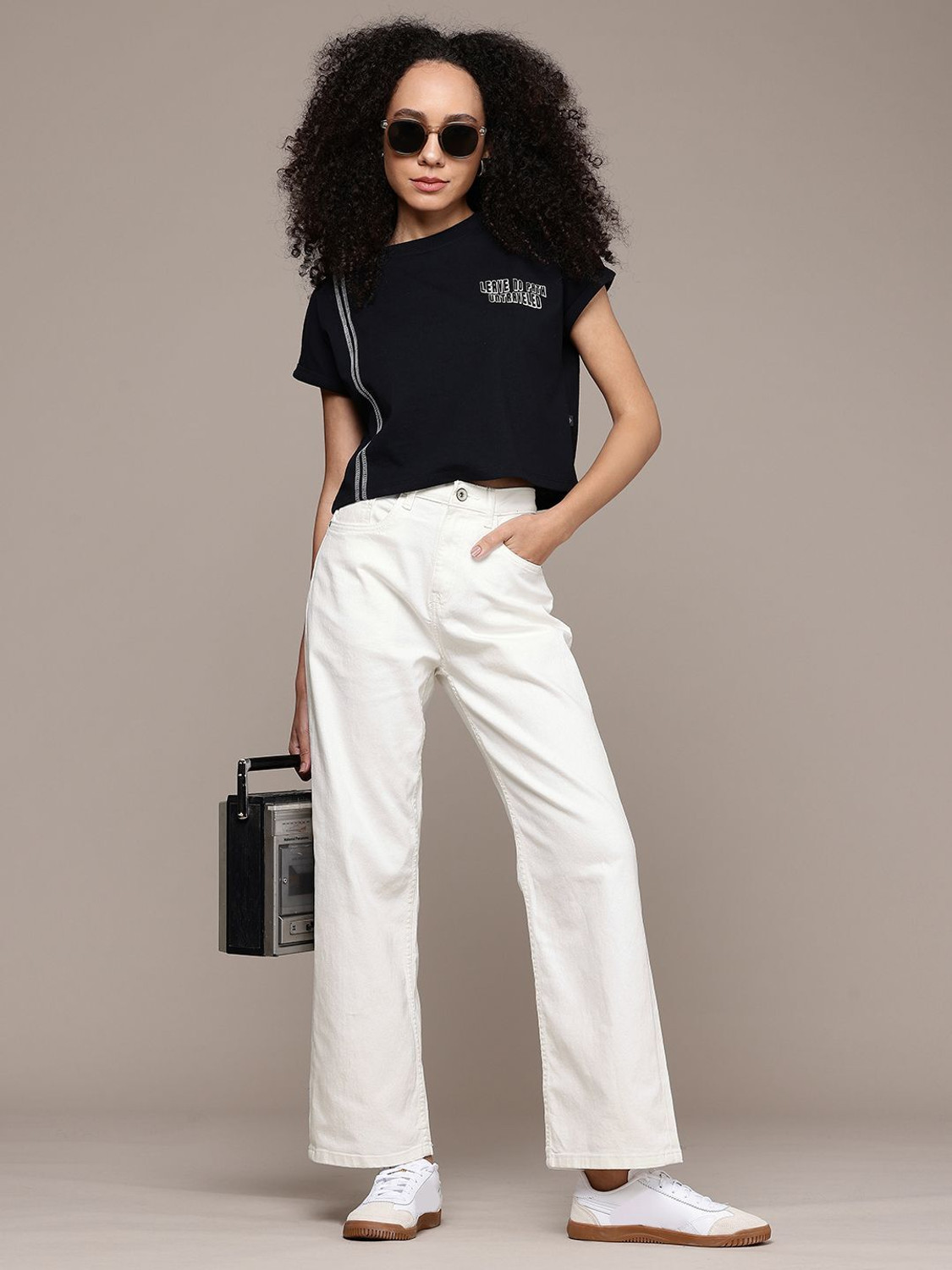 Image of Roadster Straight Fit Women White Jeans