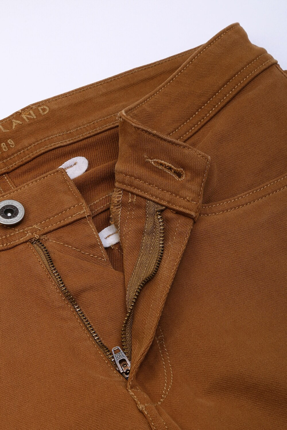 Image of PETER ENGLAND Men Slim Mid Rise Brown Jeans