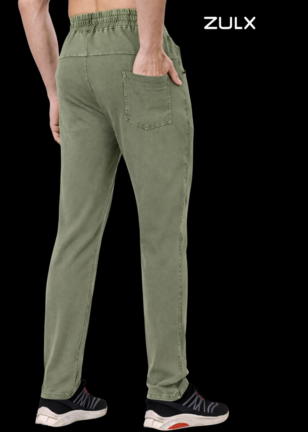 Image of ZULX Jogger Fit Men Light Green Jeans