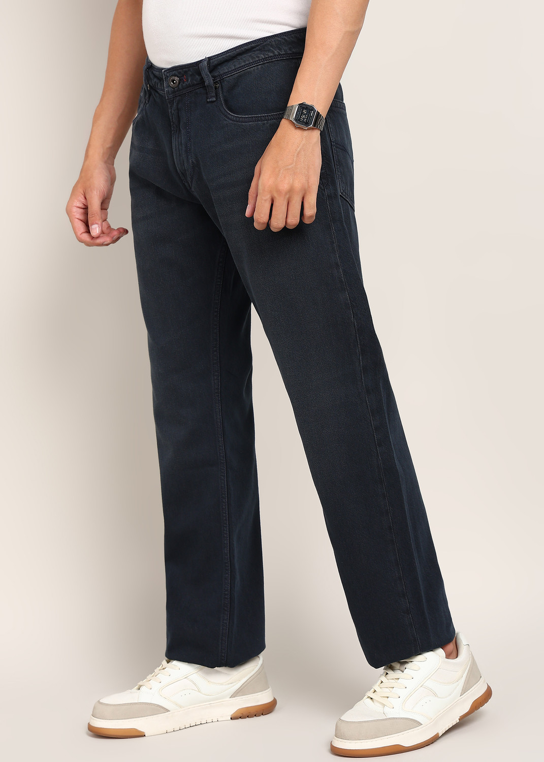 Image of KILLER Loose Fit Men Dark Blue Jeans