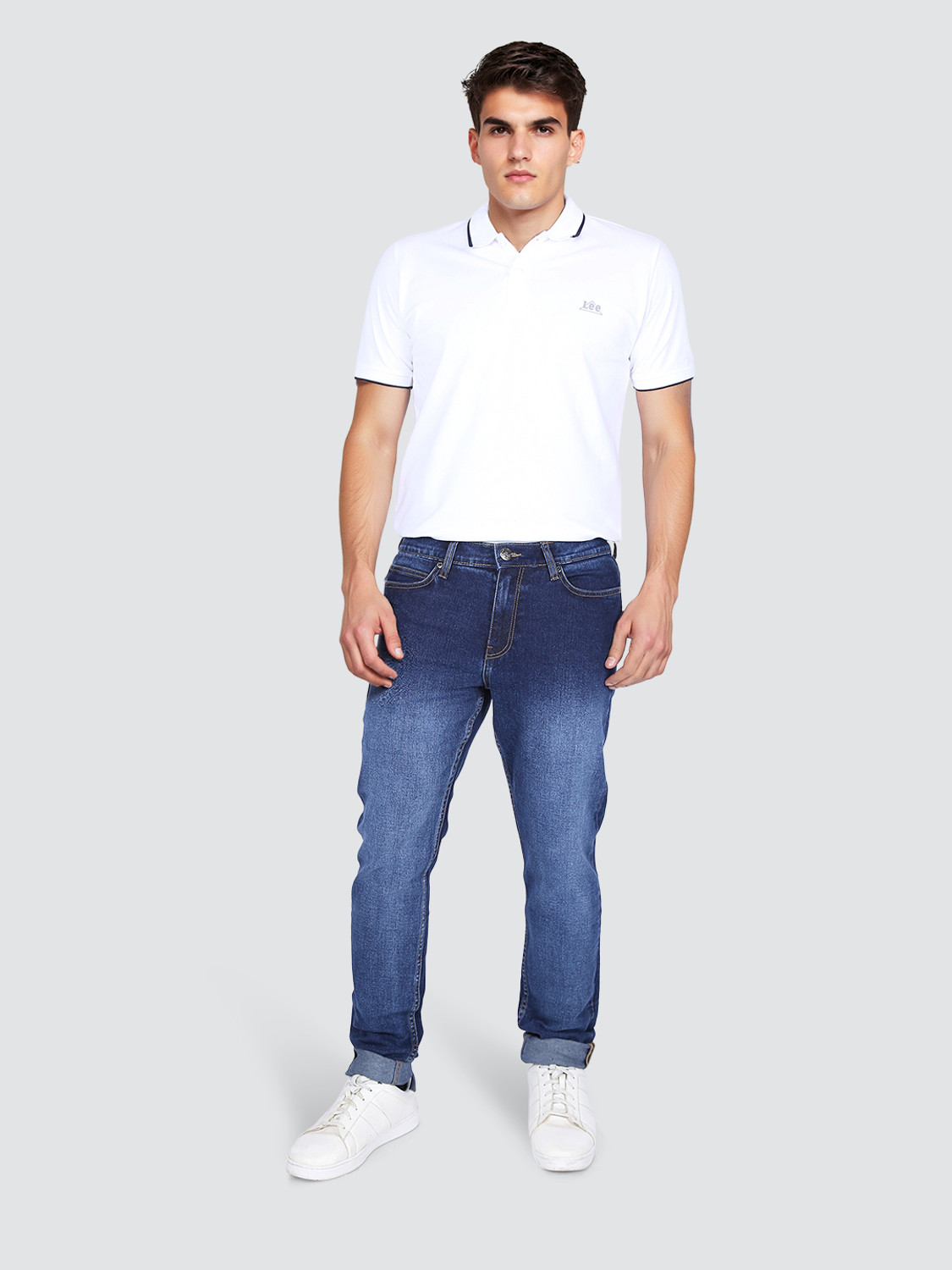Image of LEE Skinny Men Blue Jeans